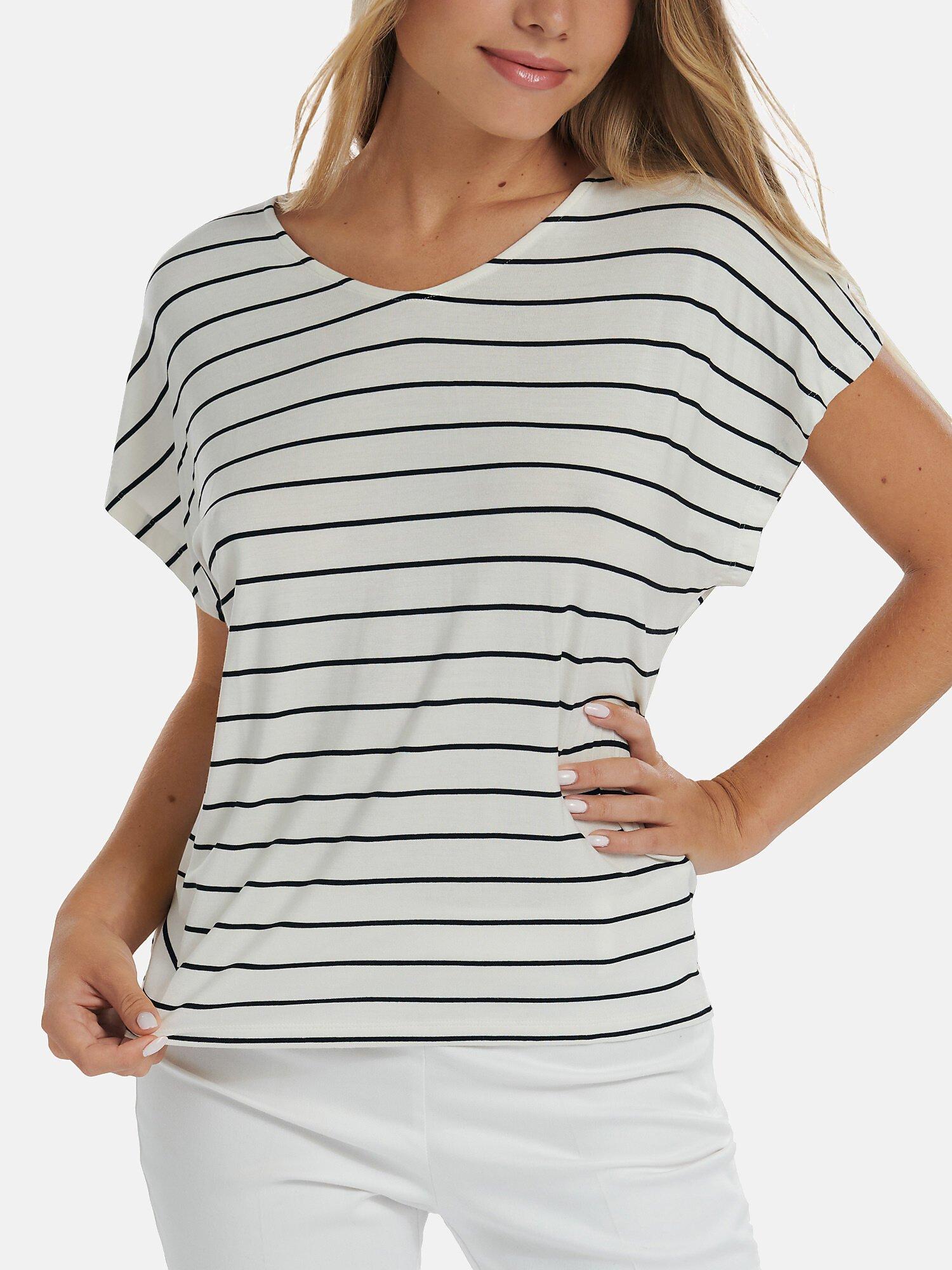 Image of Top Mit Breiten Schultern Posh Damen Elfenbein L