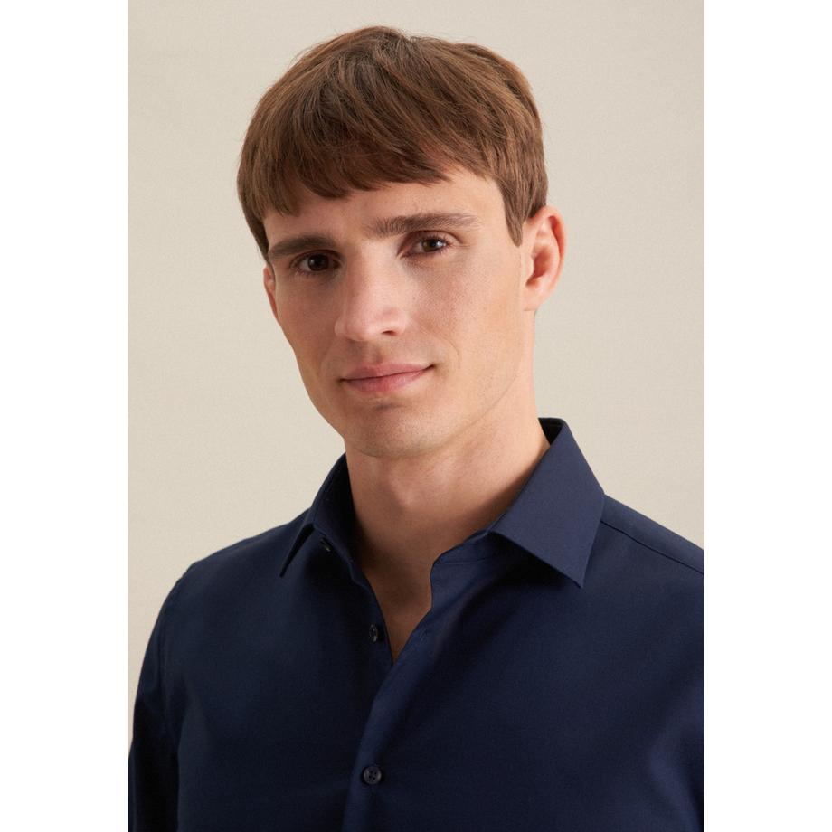 Seidensticker Camicia Business Slim Fit Manica Lunga Tinta Unita  