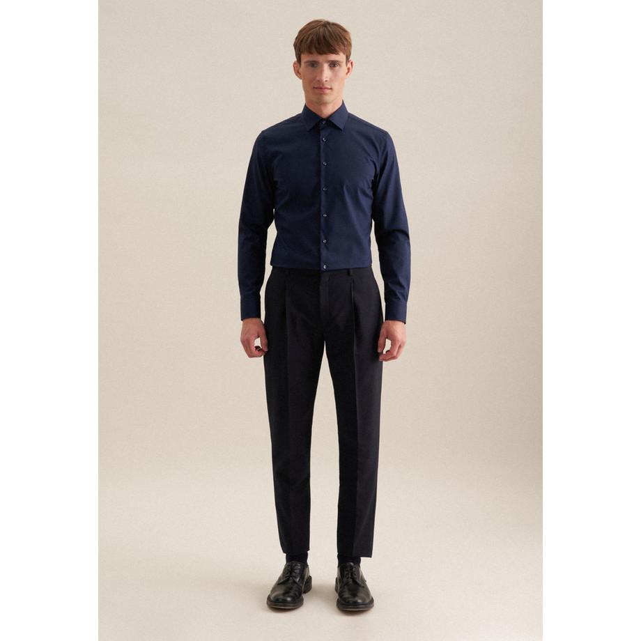 Seidensticker Camicia Business Slim Fit Manica Lunga Tinta Unita  