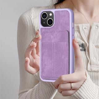 Cover-Discount  iPhone 15 Plus - Coque kickstand avec porte-cartes 