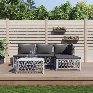 VidaXL Garten lounge set stahl  