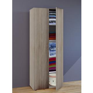 VCM Holz Kleiderschrank | 5 Fächer | Maße ca. B. 70 x  H. 178 x T. 40 cm | 2 Drehtüren | erweiterbar | Schrank - Vandol  