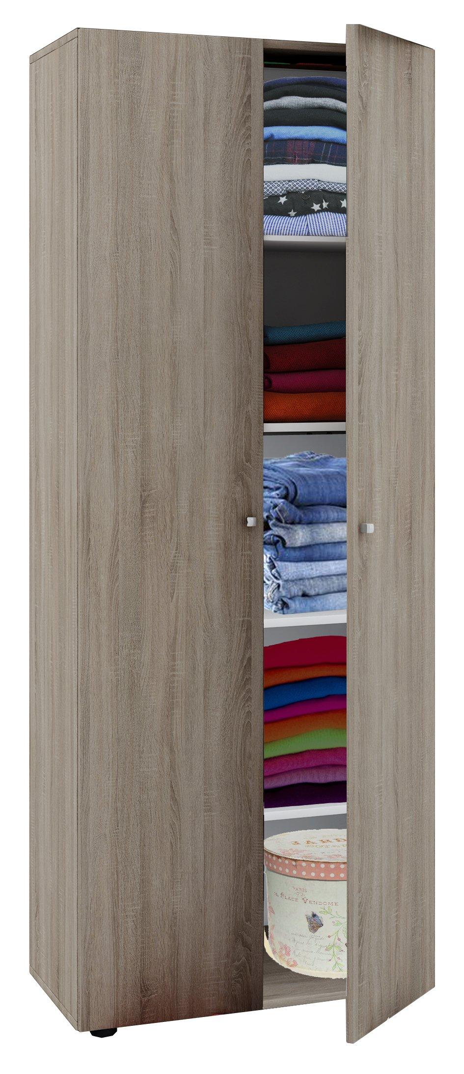 Image of Holz Kleiderschrank Jugendschrank Kinderschrank Schrank Vandol Drehtüren Holz Kleiderschrank Jugendschrank Kinderschrank Schrank Vandol Drehtüren