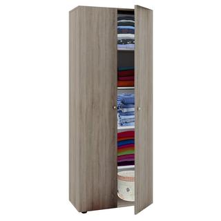 VCM Holz Kleiderschrank | 5 Fächer | Maße ca. B. 70 x  H. 178 x T. 40 cm | 2 Drehtüren | erweiterbar | Schrank - Vandol  