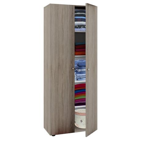 VCM Holz Kleiderschrank | 5 Fächer | Maße ca. B. 70 x  H. 178 x T. 40 cm | 2 Drehtüren | erweiterbar | Schrank - Vandol  