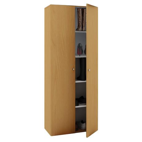 VCM XL bois Grande armoire à chaussures Commode à chaussures Grande étagère à chaussures Vandol 5 compartiments  