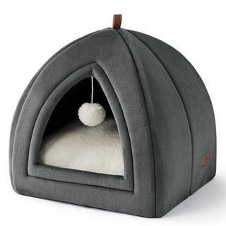 Activity-board  Faltbares Katzenbett mit waschbarem Kissen, Katzenzelt für Kätzchen, kleines, mittleres Haustier, weiches und warmes Katzenhaus für drinnen 