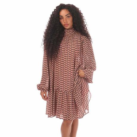 HUGO Kesura1 Abito Midi Stampa Geometrica  