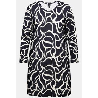 Ulla Popken  Longshirt, bedruckt, A-Linie, Rundhals, Lanarm 