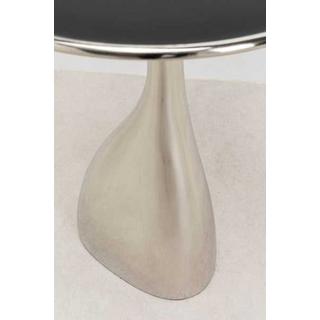 KARE Design Beistelltisch Spacey silber rund 36  