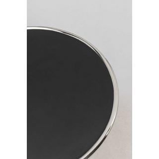 KARE Design Table d&#039;appoint Spacey argent rond 36  