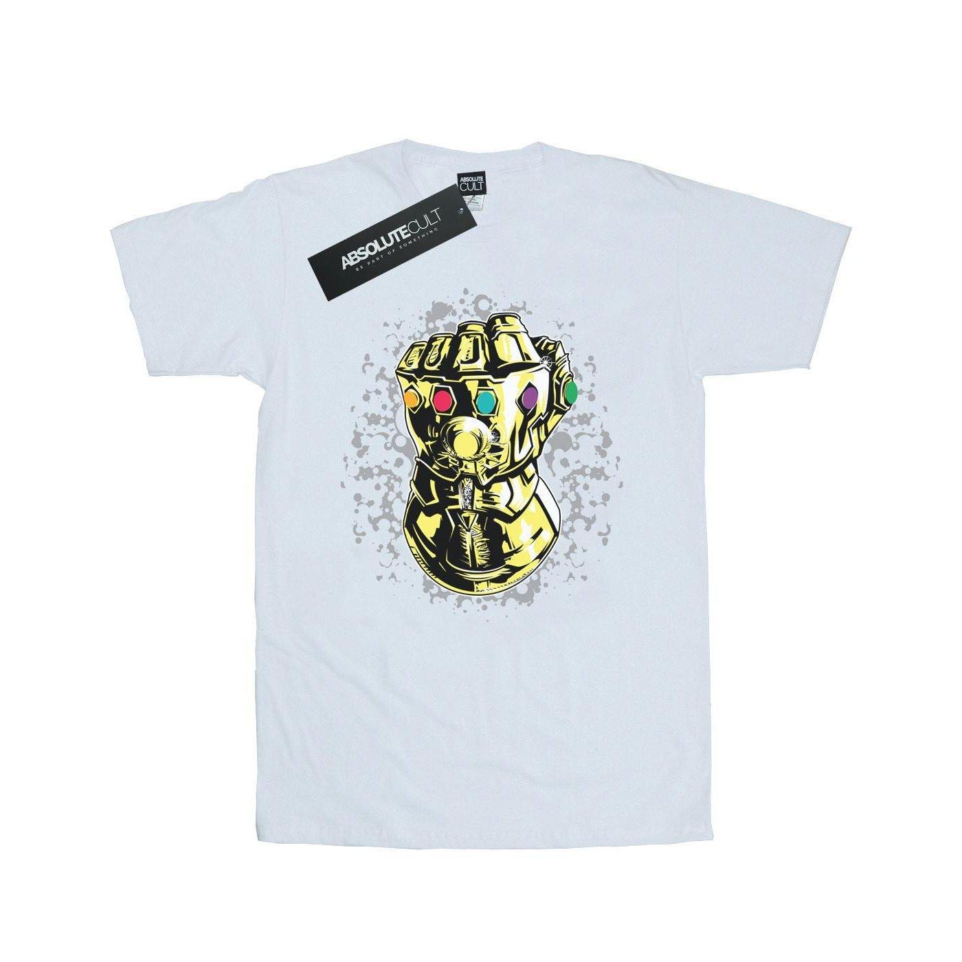 Image of Avengers Infinity War Thanos Fist Tshirt Herren Weiss L