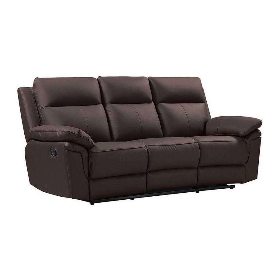 Vente-unique Relaxgarnitur 3+2+1 Büffelleder PAKITA  