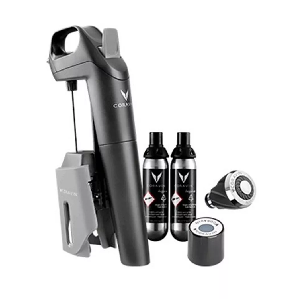 Coravin Three + Weinausgiesser – Weinzubehör – schwarz