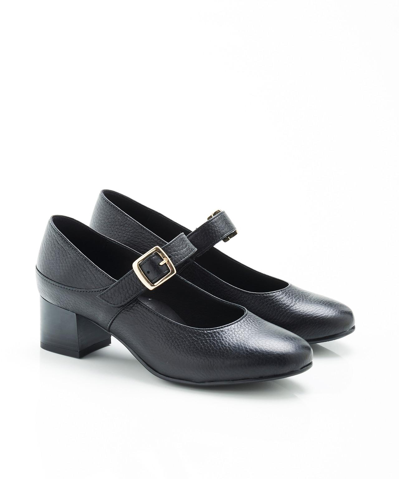 Image of Pumps, Obermaterial Hirschleder. Damen Schwarz 36