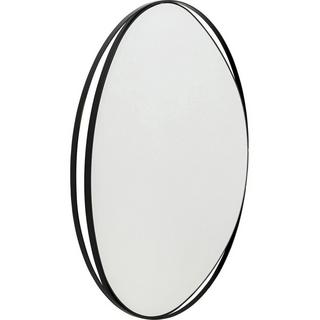 KARE Design Miroir mural Bonita noir rond 80  