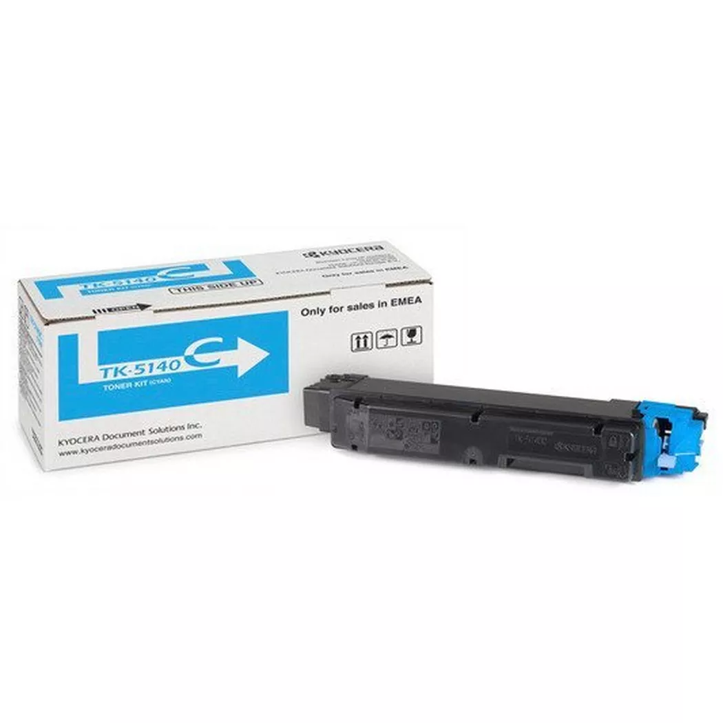 KYOCERA – Toner-Modul cyan TK-5140C Ecosys P6130 5000 Seiten, One Size