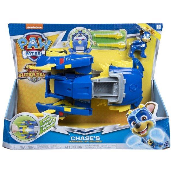 Spin Master  Paw Patrol Mighty Pups Chase's Powered Up Cruiser 