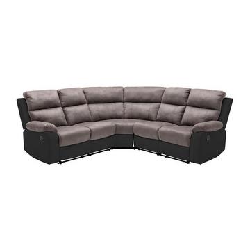 Relaxsofa Ecksofa Microfaser Kunstleder TOLZANO