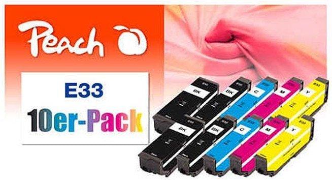 Peach  Tinte Epson No 33 Multi-10-Pack 2x7,6 8x6,2ml 2x bk, pbk, c, m, y 