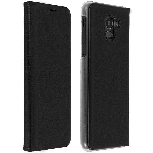 Image of Flip Book Cover für Galaxy J6 Schwarz