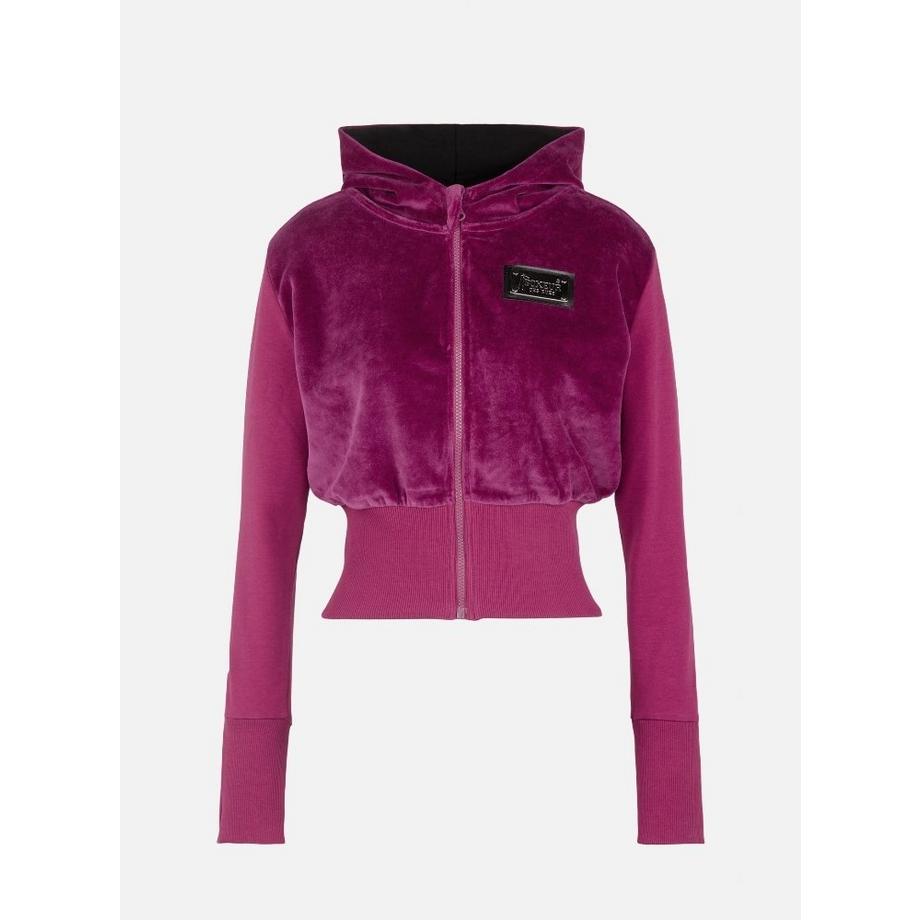 BOXEUR DES RUES Sweat à Capuche Zippé en Velours  