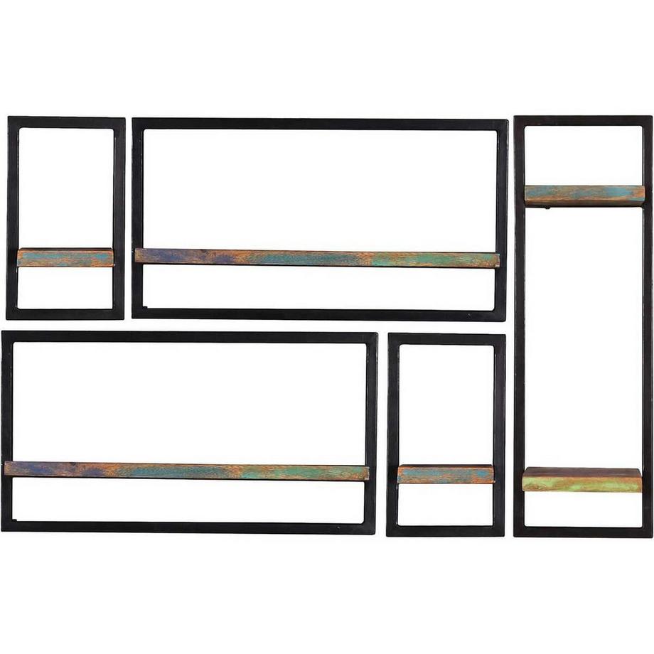mutoni Wandregal River bunt 120x25x75 (5-tlg)  