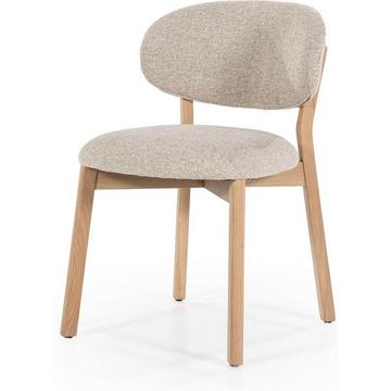 Chaise Mikky nature - Moon taupe