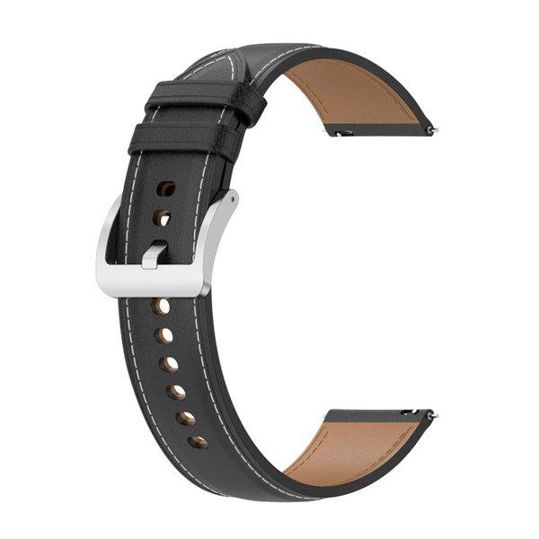 Avizar  Bracelet en Cuir Galaxy Watch 46mm Noir 