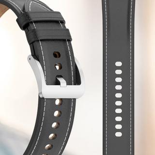 Avizar  Cinturino pelle Huawei Watch GT2 nero 