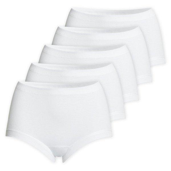 Image of 5er Pack Feinripp - Taillen-slip Damen Weiss XXL