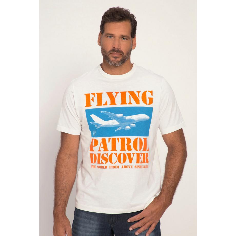 JP1880 Flying Patrol Print T-Shirt Manches Courtes Col Rond  