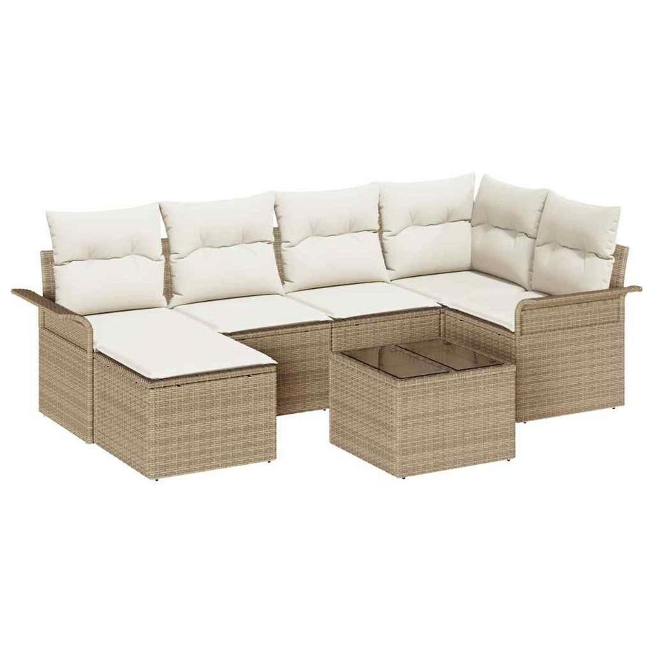 Set Divano da Giardino Polyrattan