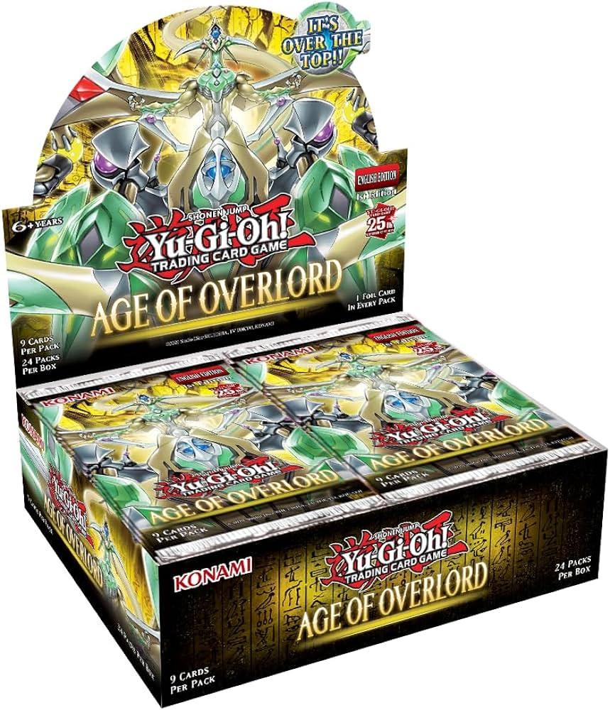 Yu-Gi-Oh!  Age Of Overlord Display 25th Anniversary - 1. Auflage  - EN 