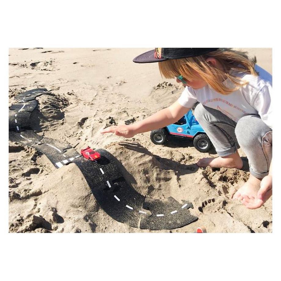 Waytoplay  Autobahn Starter Kit aus Gummi 16-teilig 