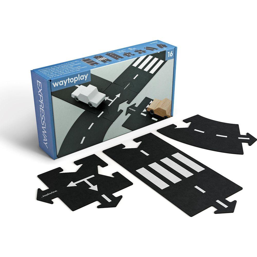 Waytoplay  Autobahn Starter Kit aus Gummi 16-teilig 