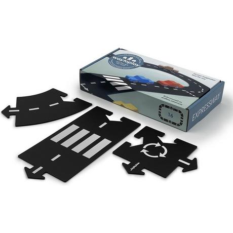 Waytoplay  Autobahn Starter Kit aus Gummi 16-teilig 