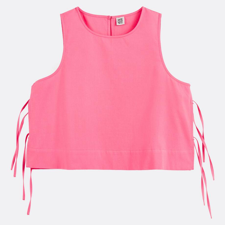 La Redoute Collections Top sans Manches à Nouer sur les Côtés  