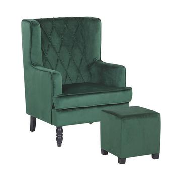 Fauteuil en Velours Rétro SANDSET