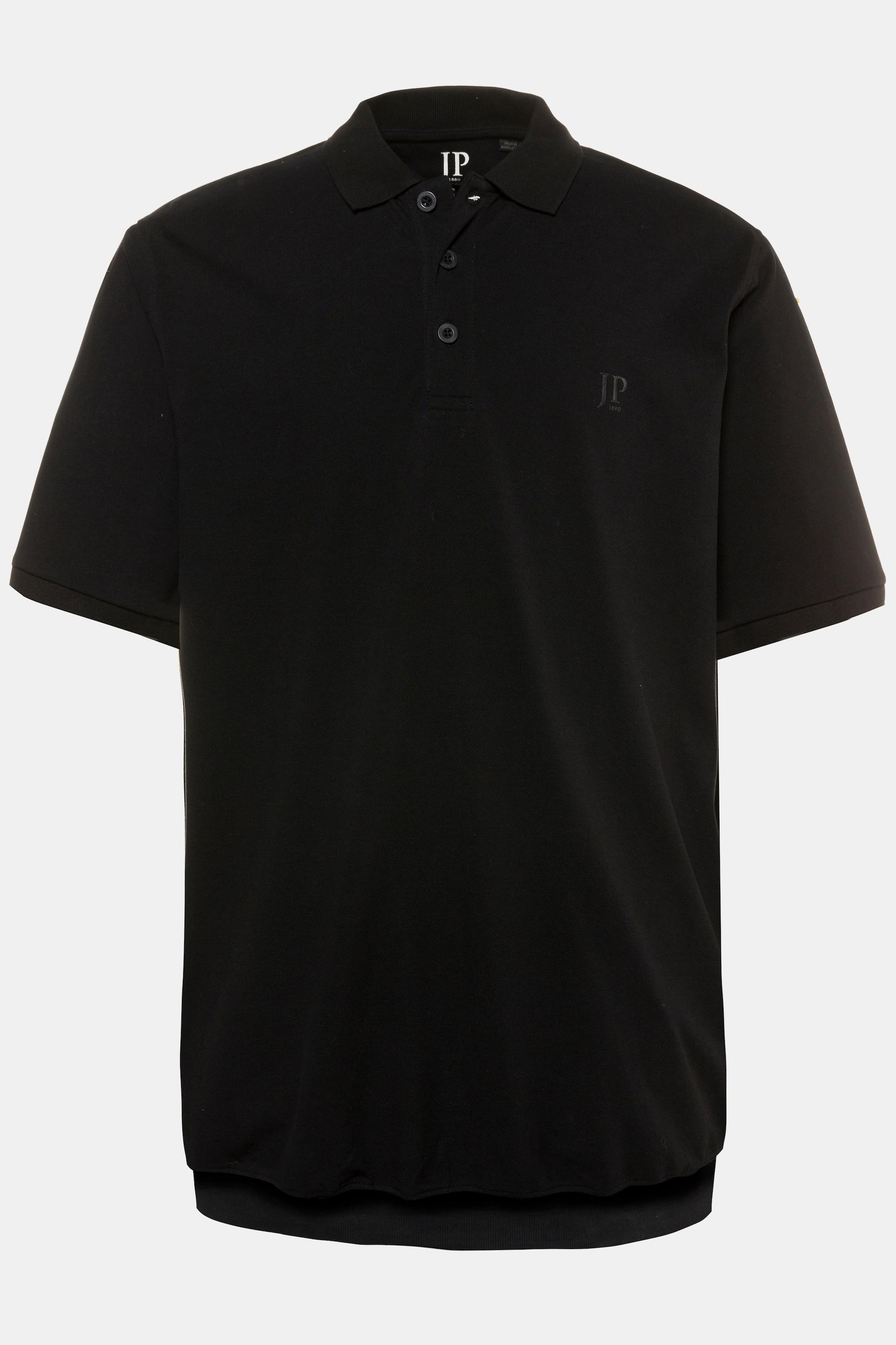 JP1880  Maglia polo basic in piqué con taglio speciale per l'addome, taglie disponibili dalla XXL alla 10XL 