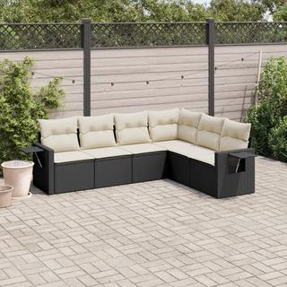 VidaXL set divano da giardino Polirattan  