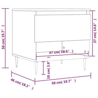 VidaXL Table basse bois d'ingénierie  