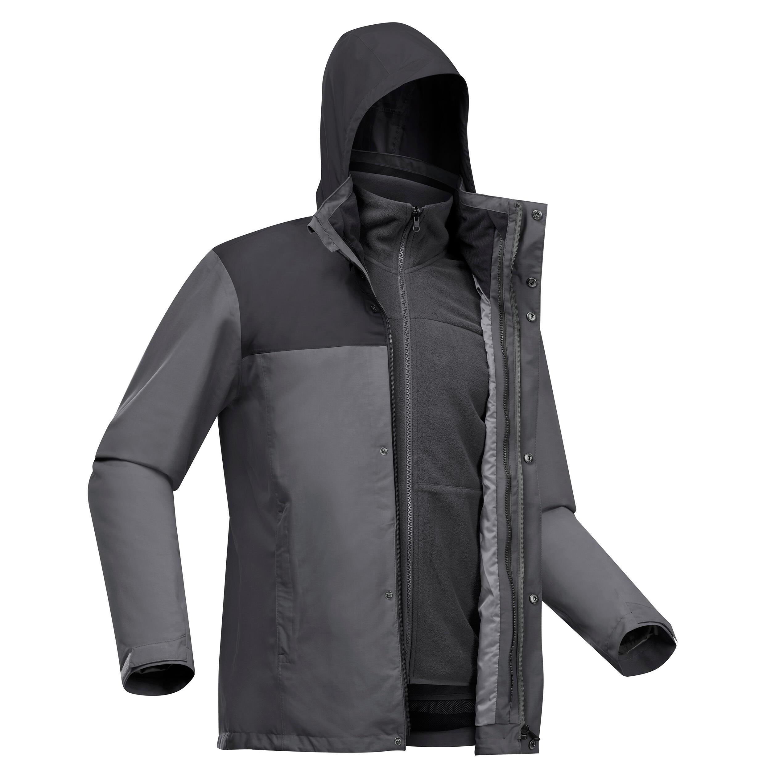 FORCLAZ  Veste 3 en 1 - TRAVEL100 3in1 