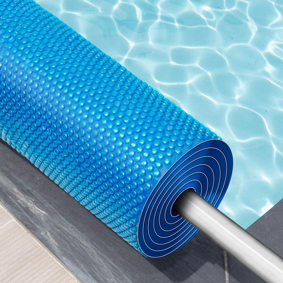 Tectake  Copertura solare per piscina  rotonda e galleggiante 