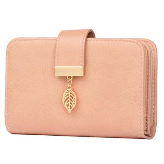 Only-bags.store Portafoglio in pelle Protezione RFID 18 scomparti per carte Cerniera a catena Laccetto  