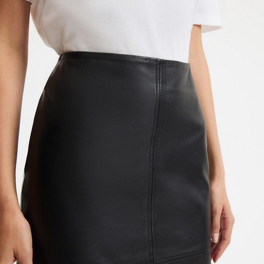 La Redoute Collections Bleistiftrock Schafsleder  