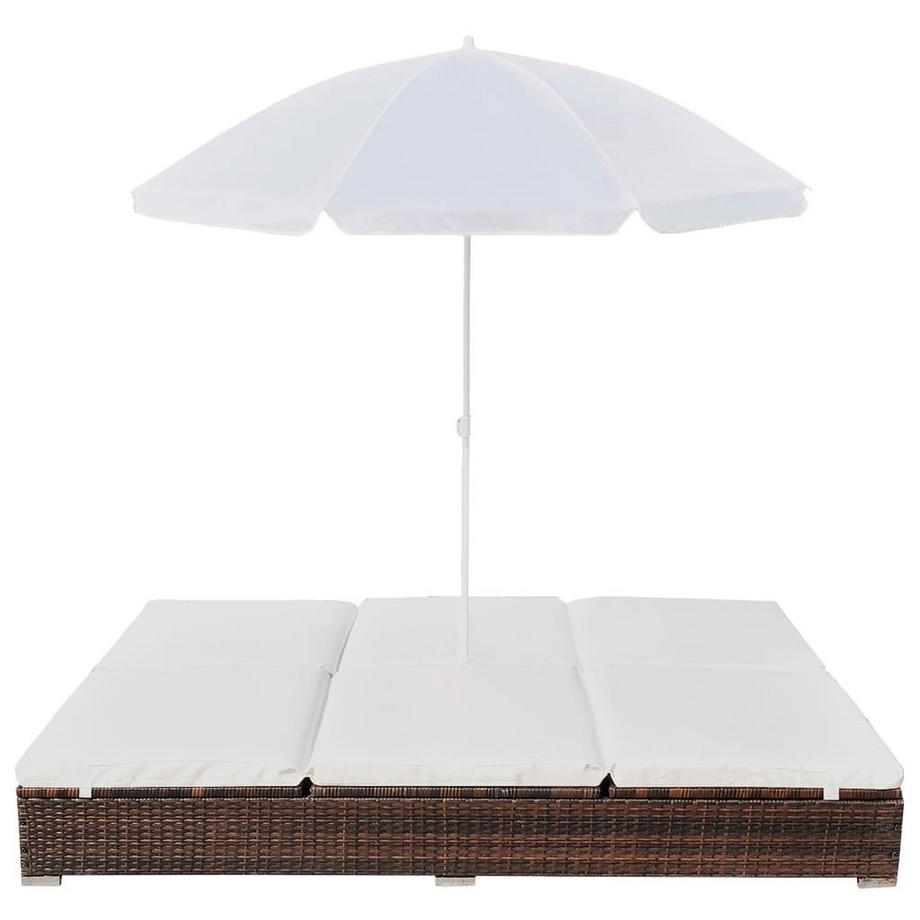 VidaXL Sonnenliege poly-rattan  