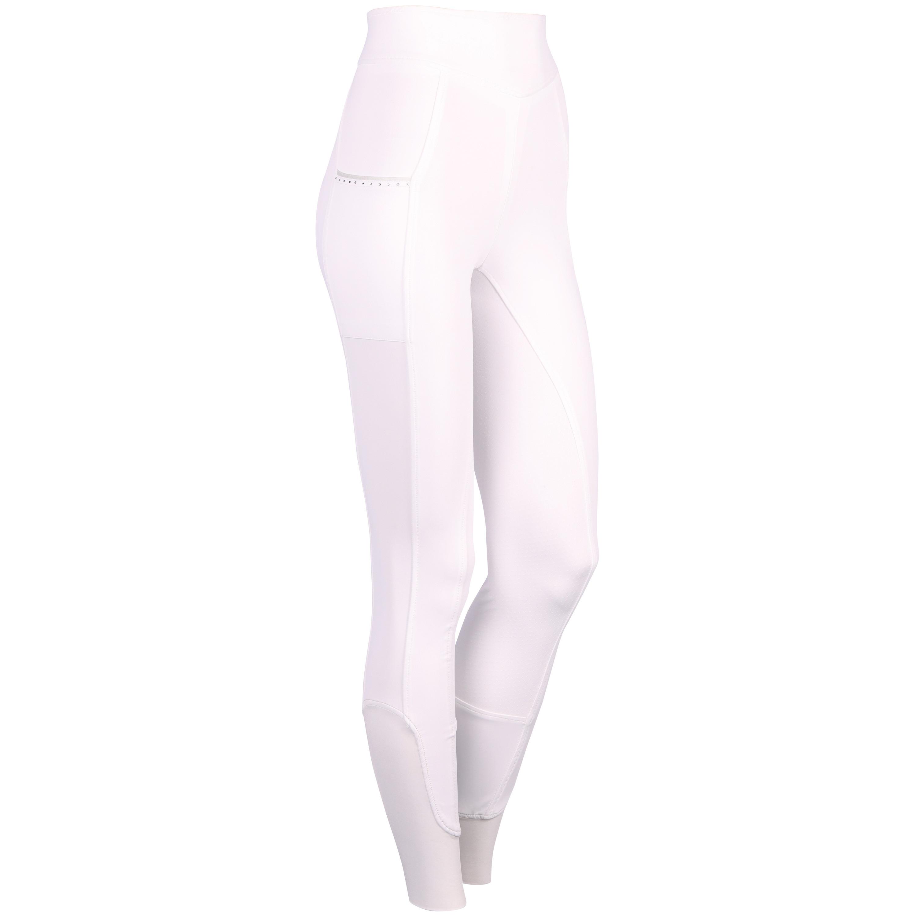 Image of Leggings Reiten Frau Eqs Silver Full Grip Damen 38