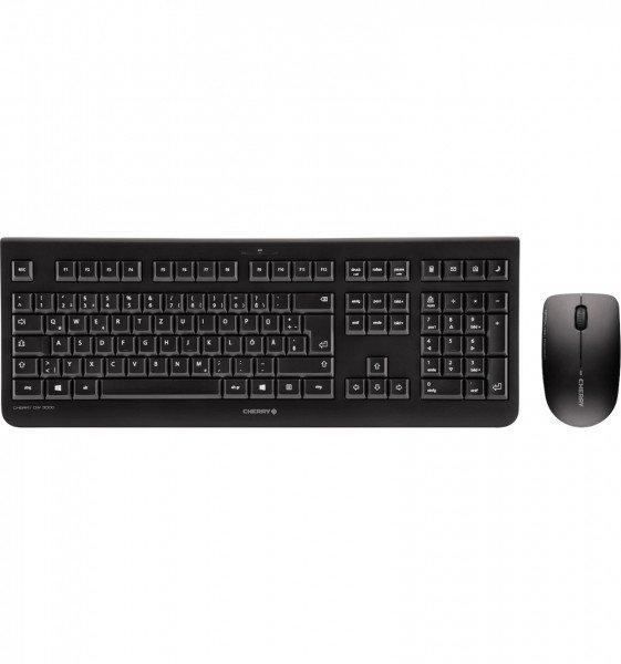 Cherry  DW 3000 tastiera Mouse incluso Universale RF Wireless QWERTZ Tedesco Nero 