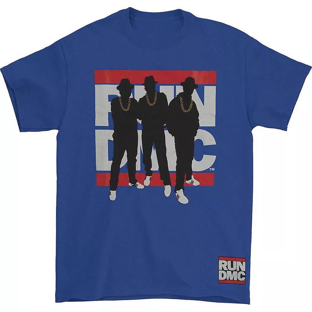 Run DMC - TShirt, für Damen, Königsblau, Größe XL